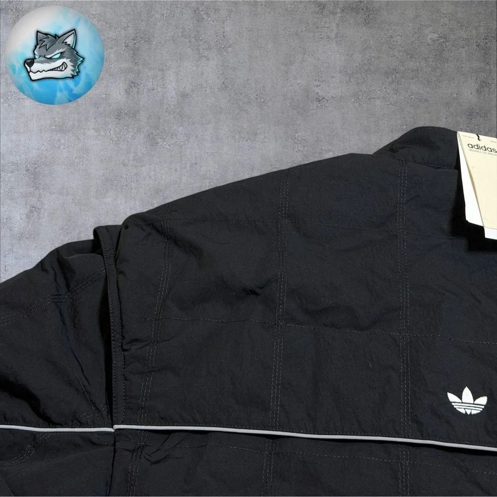 Adidas Originals OG LA Motor Ave Racer Jacket Black Unisex Size Large JX6152